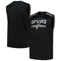 Fanatics - San Antonio Spurs Big & Tall Birdseye Muscle Tank Top - Black