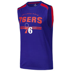 Fanatics - Philadelphia 76ers Birdseye Muscle Tank Top - Royal