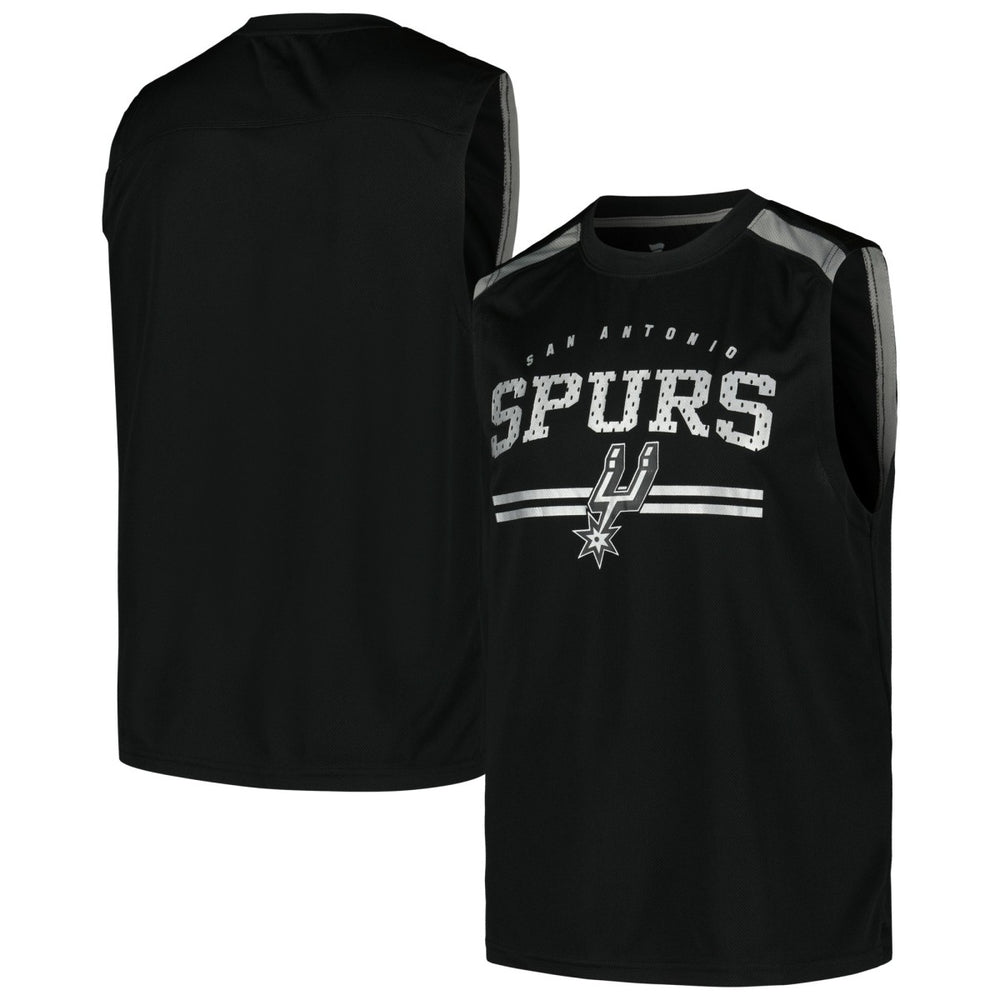 Fanatics - San Antonio Spurs Birdseye Muscle Tank Top - Black