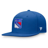 New York Rangers Fanatics Core Primary Logo Fitted Hat Royal