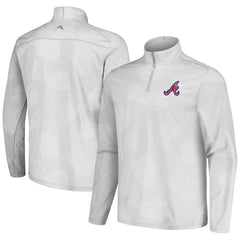 Atlanta Braves Tommy Bahama Delray Frond IslandZone Half-Zip Jacket Lifestyle