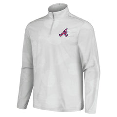 Atlanta Braves Tommy Bahama Delray Frond IslandZone Half-Zip Jacket Lifestyle