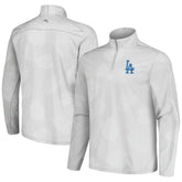 Los Angeles Dodgers Tommy Bahama Delray Frond IslandZone Half-Zip Jacket On Sale