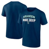 Seattle Kraken Fanatics Local T-Shirt Deep Sea Blue