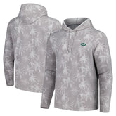New York Jets Palm Frenzy Hoodie Long Sleeve T-Shirt Gray - Tommy Bahama
