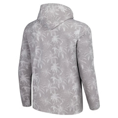 New York Jets Palm Frenzy Hoodie Long Sleeve T-Shirt Gray - Tommy Bahama
