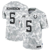 Anthony Richardson Indianapolis Colts 2024 Salute to Service Limited Jersey Arctic Camo - Nike