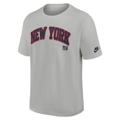 New York Giants Rewind Statement Max90 T-Shirt Gray - Nike