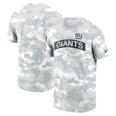 New York Giants 2024 Salute To Service Performance T-Shirt Arctic Camo - Nike