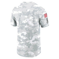 Las Vegas Raiders 2024 Salute To Service Performance T-Shirt Arctic Camo - Nike