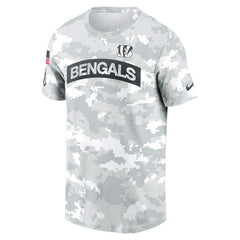 Cincinnati Bengals 2024 Salute To Service Big & Tall Performance T-Shirt White - Nike