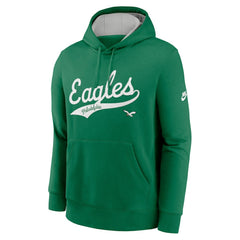 Philadelphia Eagles Rewind Club Logo Pullover Hoodie Kelly Green - Nike