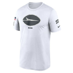 New York Jets 2024 Salute To Service Legend Performance T-Shirt White - Nike