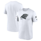 Carolina Panthers 2024 Salute To Service Legend Performance T-Shirt White - Nike