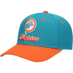 Miami Dolphins Youth All In 2.0 Adjustable Hat Aqua - Mitchell & Ness
