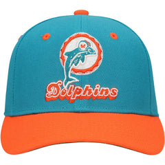 Miami Dolphins Youth All In 2.0 Adjustable Hat Aqua - Mitchell & Ness