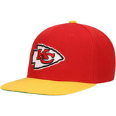 Kansas City Chiefs Youth Team Two-Tone Snapback Hat Red - Mitchell & Ness