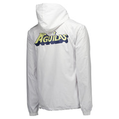 Club America Home Match Hoodie Full-Zip Windbreaker Jacket - White
