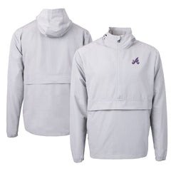 Atlanta Braves Cutter & Buck City Connect Charter Eco Recycled Half-Zip Anorak Jacket Near Me