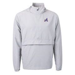 Atlanta Braves Cutter & Buck City Connect Charter Eco Recycled Half-Zip Anorak Jacket Near Me