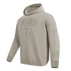 C.J. Stroud Houston Texans Pro Standard Player Name & Number Pullover Hoodie Tan - NFL