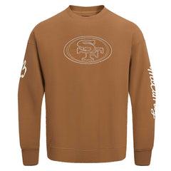 Christian McCaffrey San Francisco 49ers Pro Standard Pullover Crewneck Sweatshirt Brown - NFL