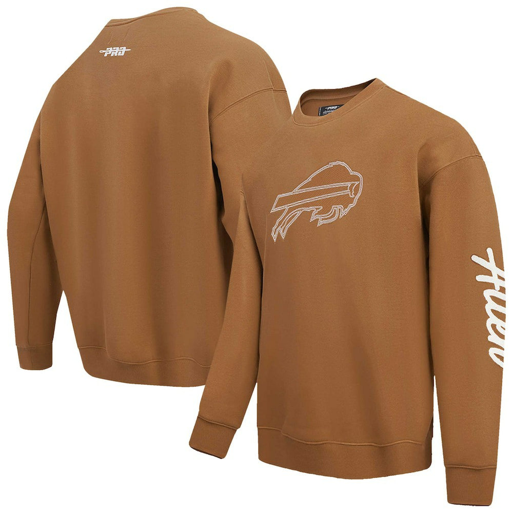 Josh Allen Buffalo Bills Pro Standard Pullover Crewneck Sweatshirt Brown - NFL