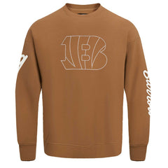 Joe Burrow Cincinnati Bengals Pro Standard Pullover Crewneck Sweatshirt Brown - NFL