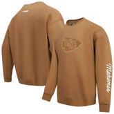 Patrick Mahomes Kansas City Chiefs Pro Standard Pullover Crewneck Sweatshirt Brown - NFL