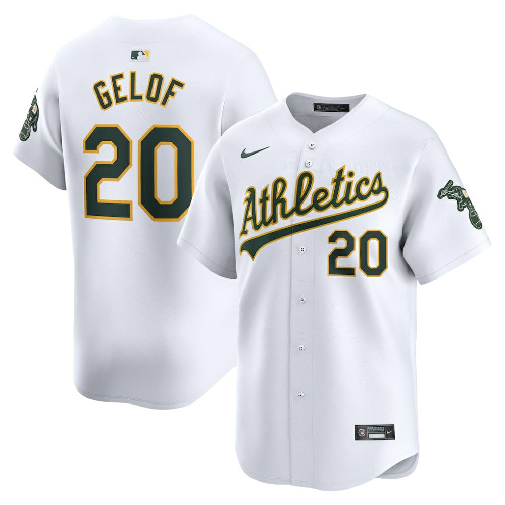 Zack Gelof Athletics Nike Home Limited Player Jersey Near Me