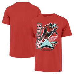 Detroit Red Wings - '47 Lamp Lighter Franklin T-Shirt Red