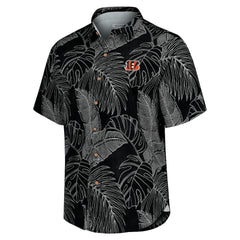 Cincinnati Bengals Sport Vine Line Button-Down Shirt Black - Tommy Bahama