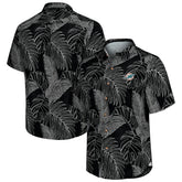 Miami Dolphins Sport Vine Line Button-Down Shirt Black - Tommy Bahama