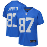 Sam LaPorta Detroit Lions Youth Game Jersey Blue - Nike