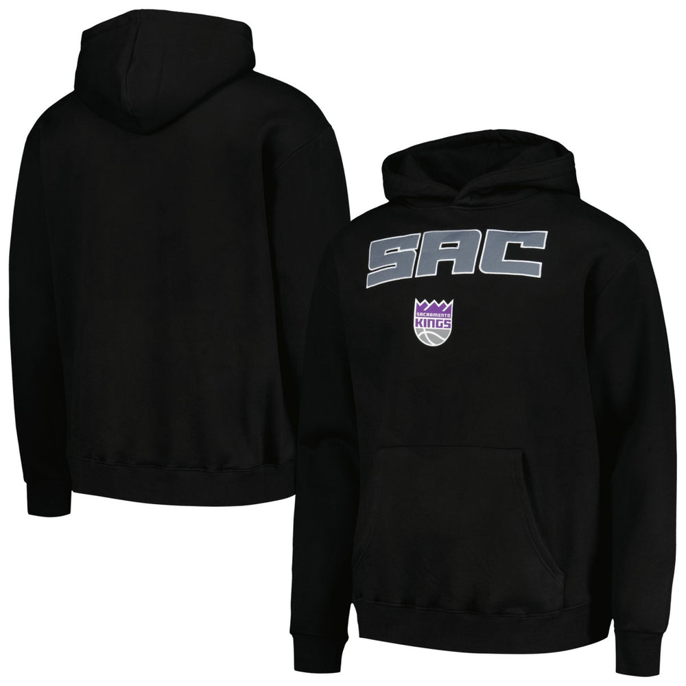 NBA - Sacramento Kings Stadium Essentials Unisex Terrace Pullover Hoodie - Black