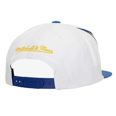 Mitchell & Ness - Golden State Warriors Waverunner Snapback Hat - White/Royal