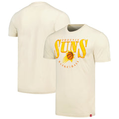 NBA - Phoenix Suns Sportiqe Unisex Sunburst Tri-Blend Comfy T-Shirt - Cream
