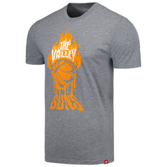 NBA - Phoenix Suns Sportiqe Unisex The Valley Tri-Blend Comfy T-Shirt - Gray