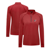 Carolina Hurricanes - Levelwear Women's Kinetic Insignia Core Quarter-Zip Pullover Top Red