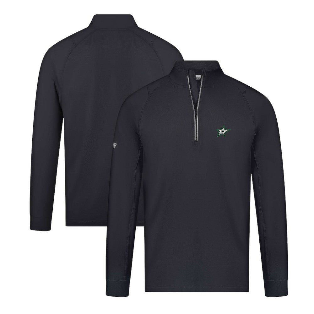 Dallas Stars - Levelwear Theory Insignia Core Quarter-Zip Pullover Top Black