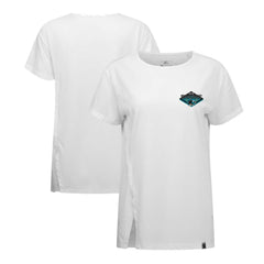 San Jose Sharks - Levelwear Women's Influx Club Patch 2.0 T-Shirt White