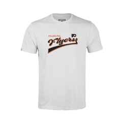 Philadelphia Flyers - Levelwear Youth Little Richmond Retro Script T-Shirt White