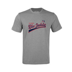 Columbus Blue Jackets - Levelwear Youth Little Richmond Retro Script T-Shirt Heather Gray
