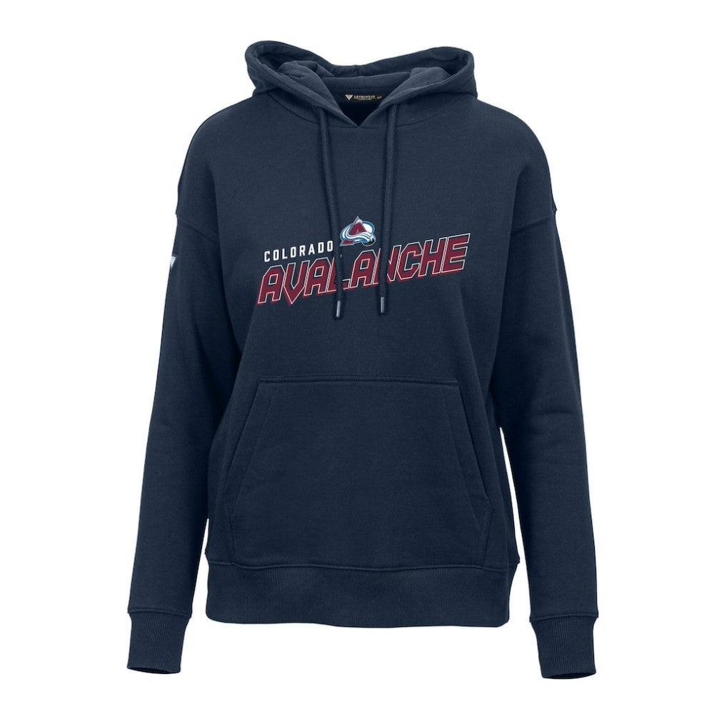 Colorado Avalanche - Levelwear Women's Adorn Premier 2.0 Fleece Pullover Hoodie Navy