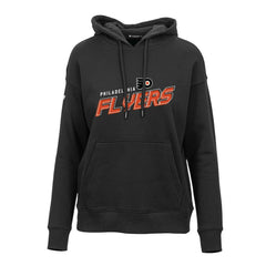 Philadelphia Flyers - Levelwear Women's Adorn Premier 2.0 Fleece Pullover Hoodie Black