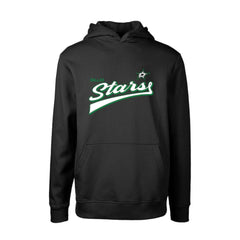 Dallas Stars - Levelwear Youth Podium Retro Script Fleece Pullover Hoodie Black