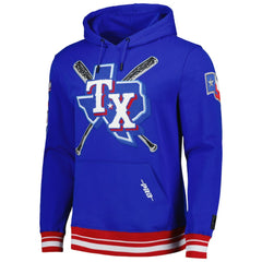 Texas Rangers Pro Standard Mash Up Logo Pullover Hoodie for sale