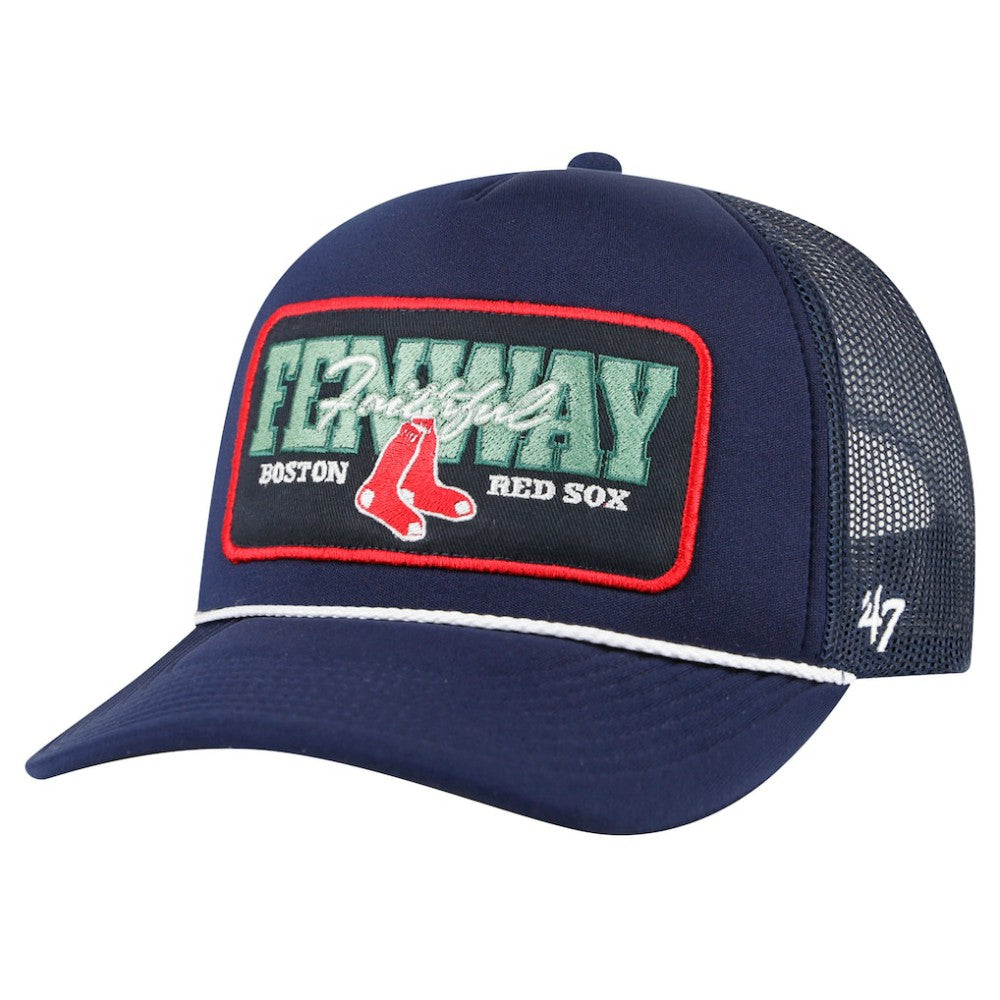 Boston Red Sox '47 Local Patch Foam Front Trucker Adjustable Hat for sale
