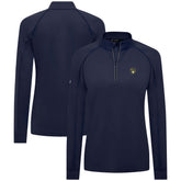 Milwaukee Brewers Levelwear Women's Kinetic Insignia Quarter-Zip Pullover for sale