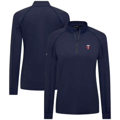 Minnesota Twins Levelwear Women's Kinetic Insignia Quarter-Zip Pullover On Sale